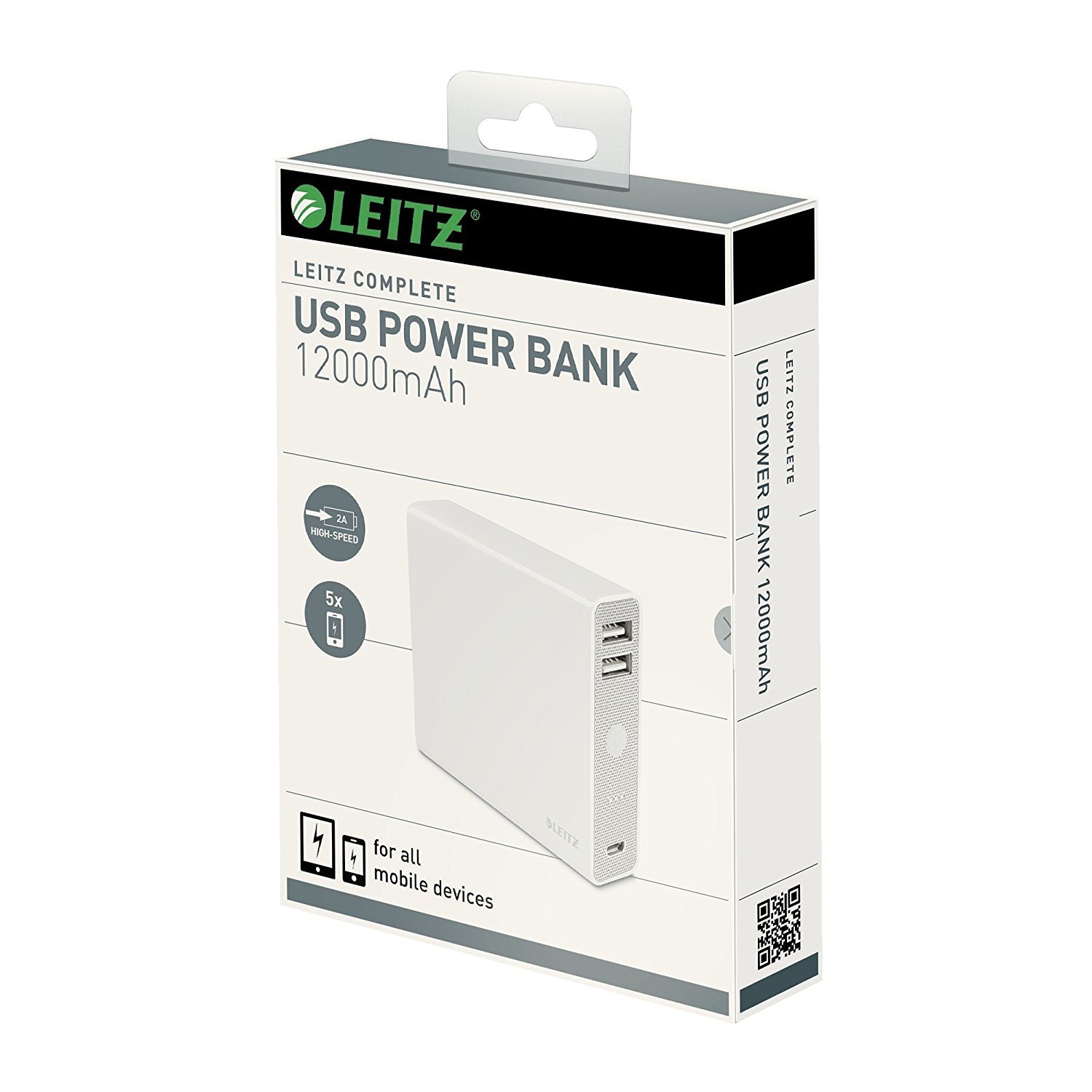 leitz-complete-power-bank-universale-12000-mah-bianco-2-usb image 3