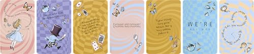 moleskine-set-7-biglietti-auguri-alice-9x14-cm-carta-riciclata image 7