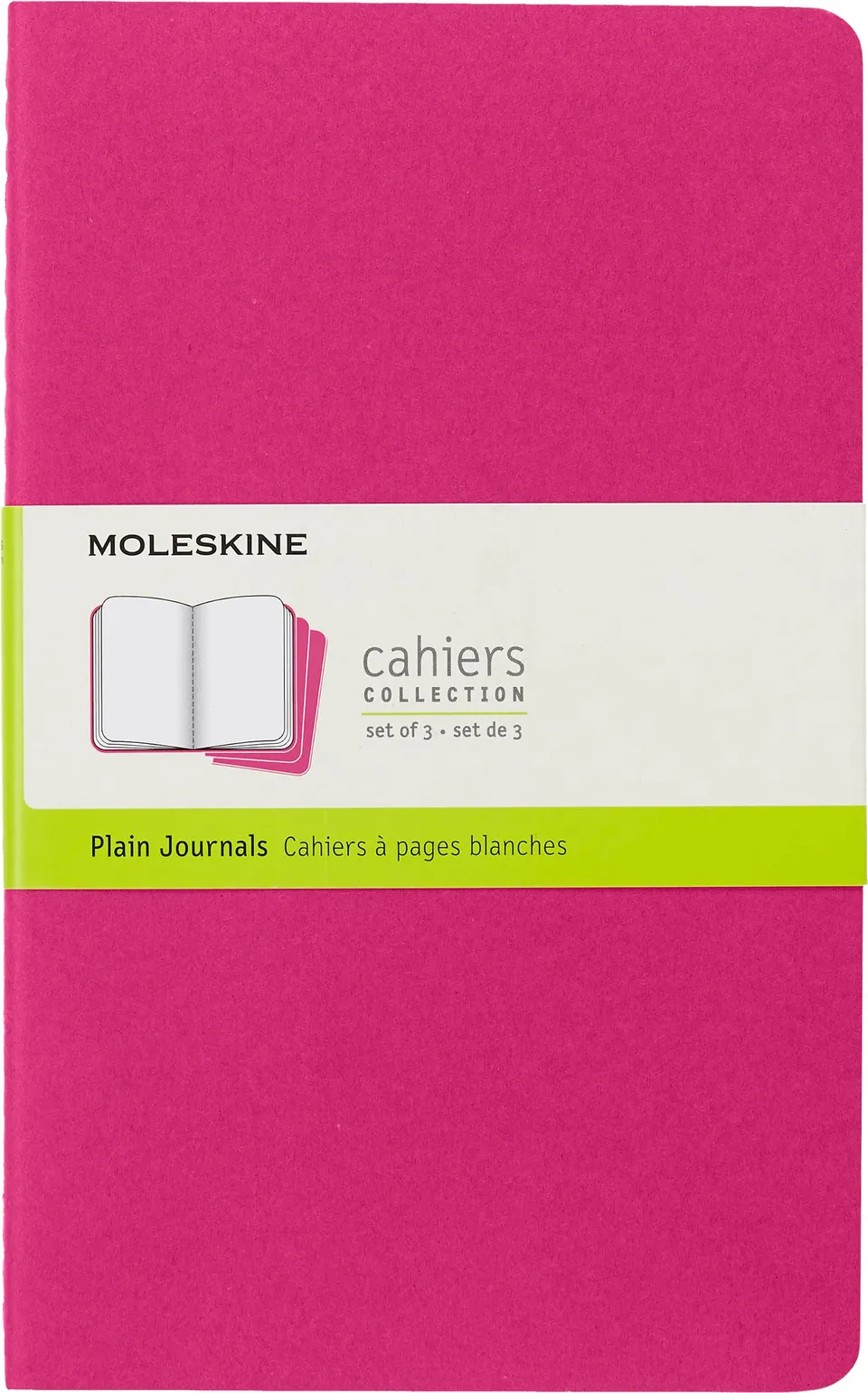 moleskine-cahier-journal-set-3-quaderni-rosa-large image 1