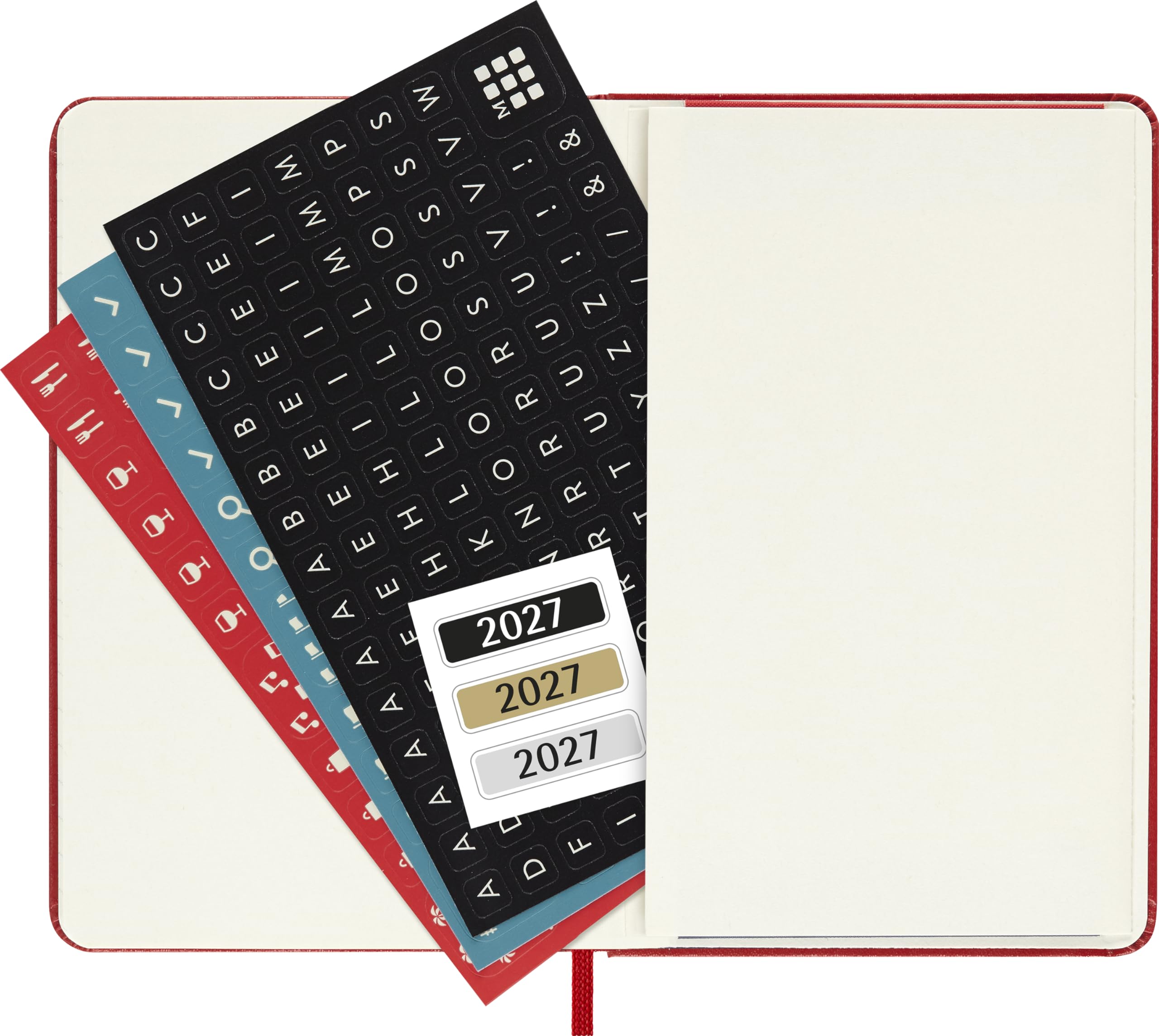 moleskine-agenda-giornaliera-2027-pocket-9x14-cm-rosso-scarlatto-copertina-rigid image 5