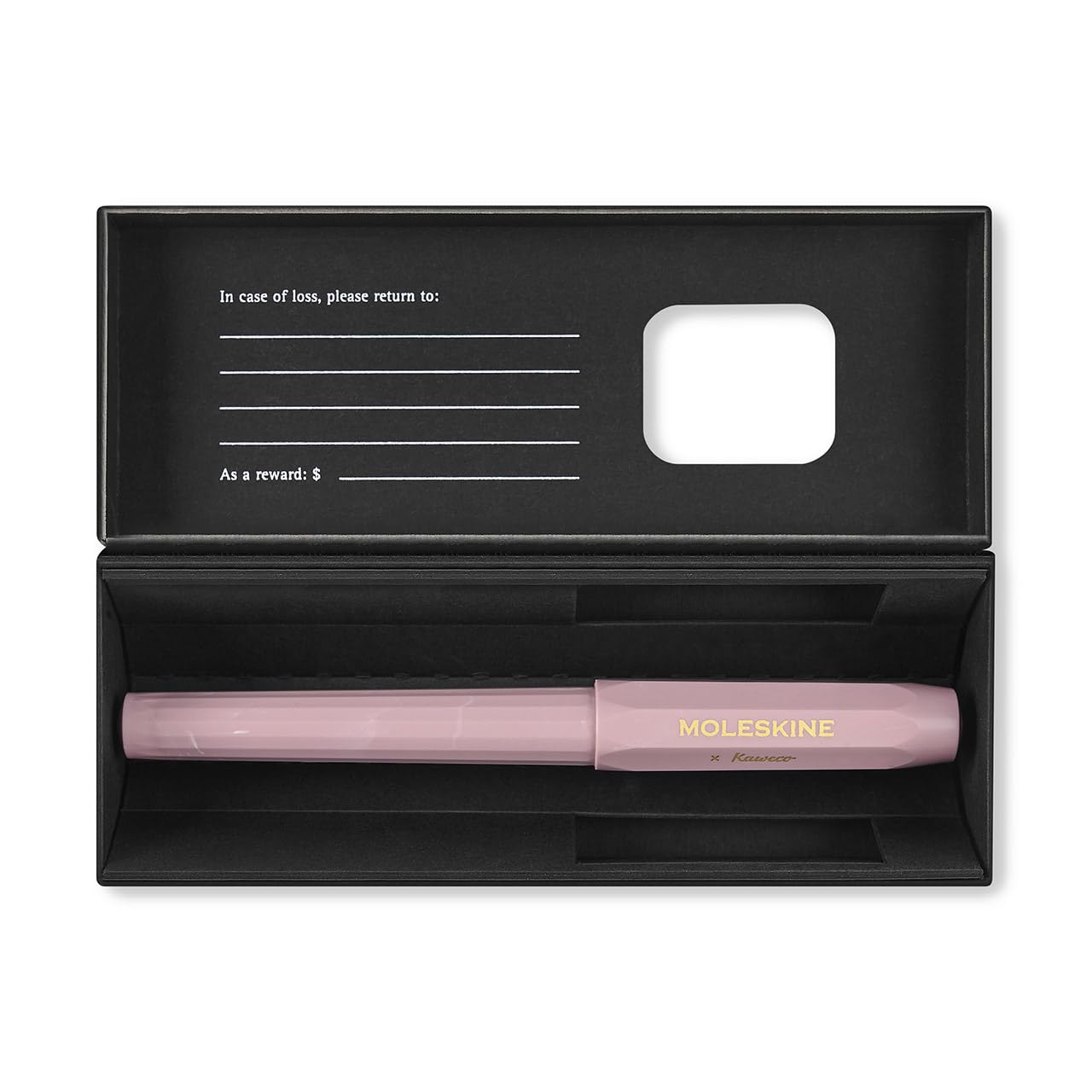 moleskine-x-kaweco-sakura-penna-a-sfera-in-abs-rosa-1-0-mm-inchiostro-blu image 2