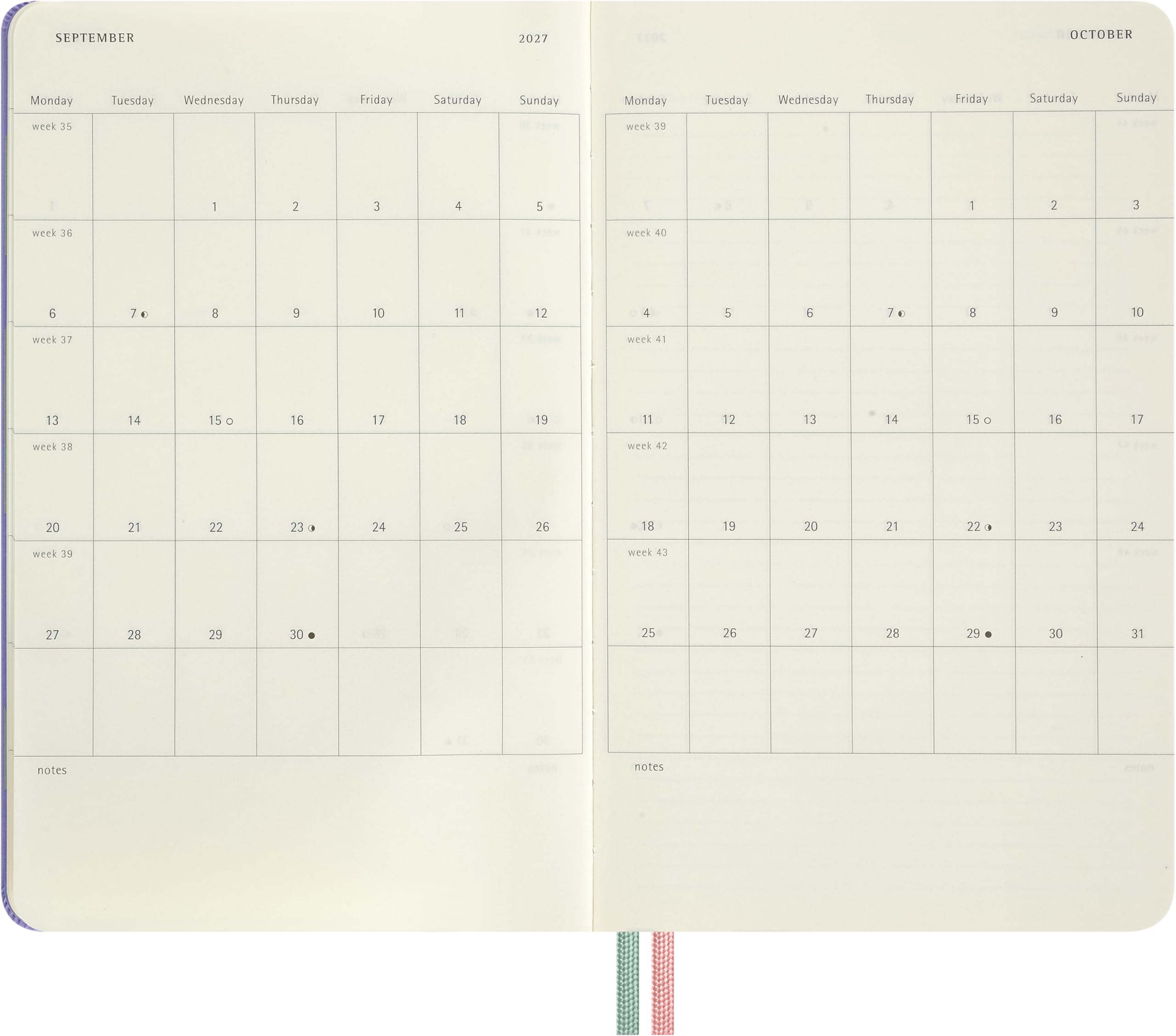moleskine-agenda-settimanale-18-mesi-2026-2027-alice-cappellaio-matto-large-13-x image 6