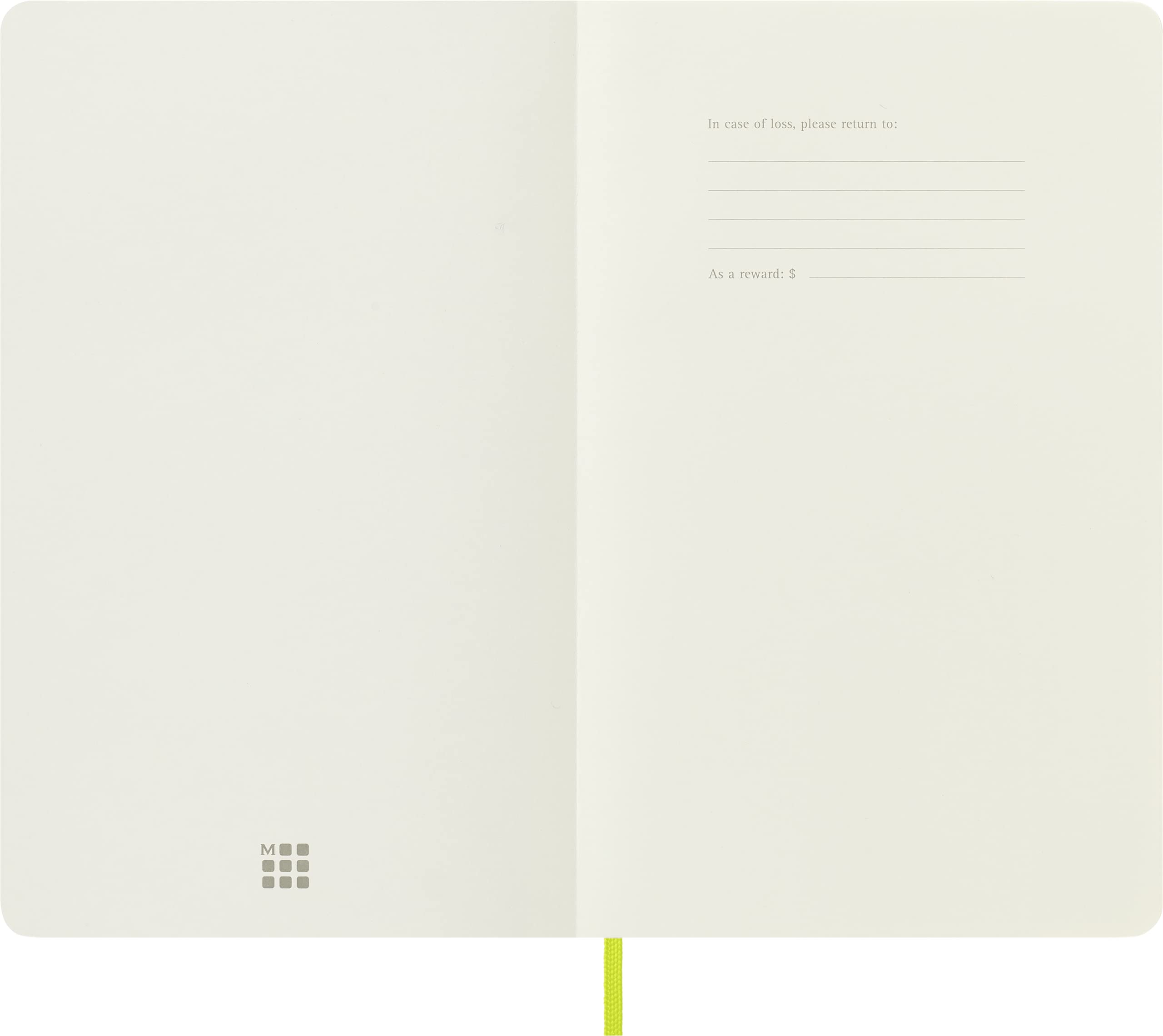 moleskine-classic-notebook-large-13x21-cm-verde-limone-pagine-bianche image 4