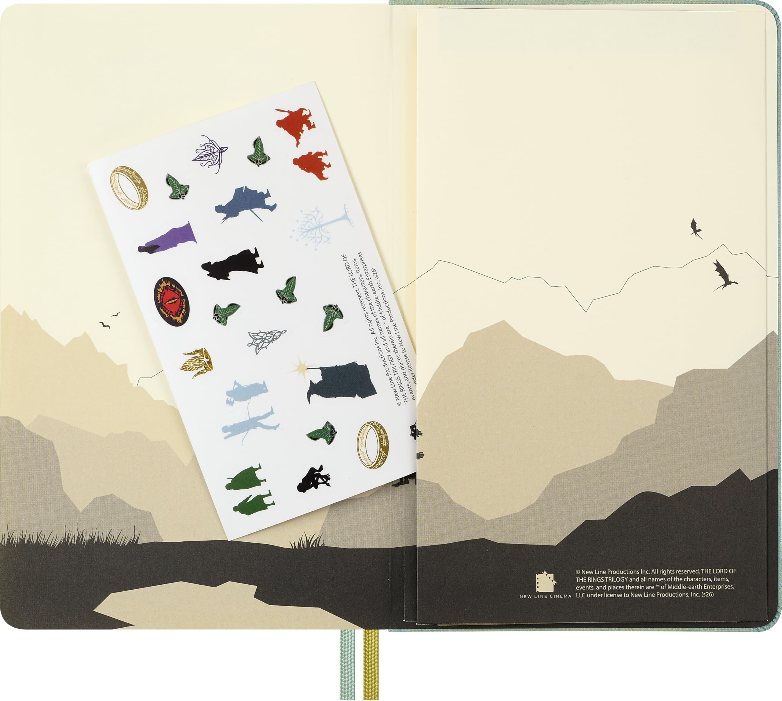 moleskine-agenda-settimanale-18-mesi-2026-27-il-signore-degli-anelli-large-13x21 image 8