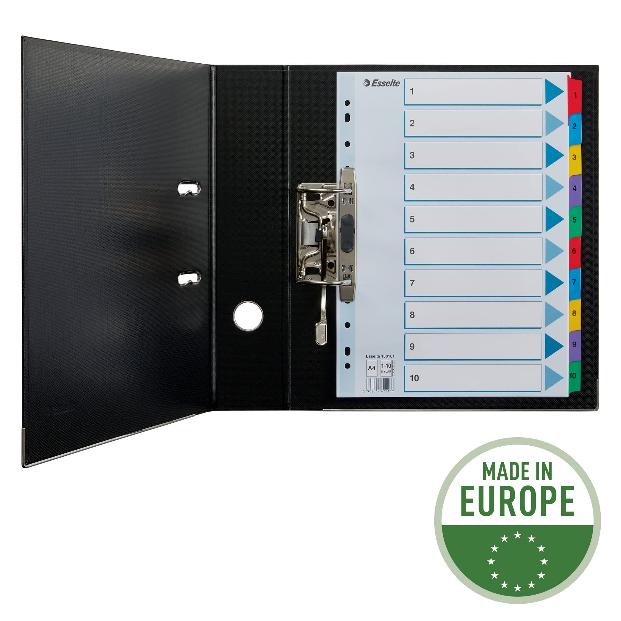 esselte-rubrica-divisori-numerati-1-10-a4-blu-100161 image 4