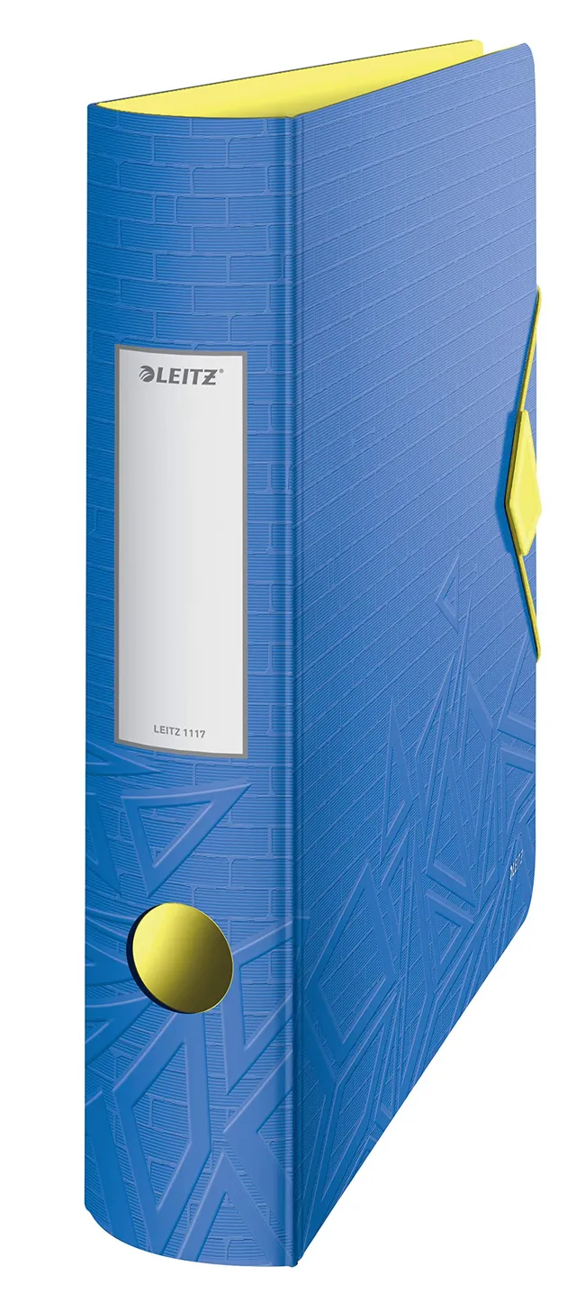 leitz-raccoglitore-a-leva-180-urban-chic-a4-dorso-65-mm-blu image 1