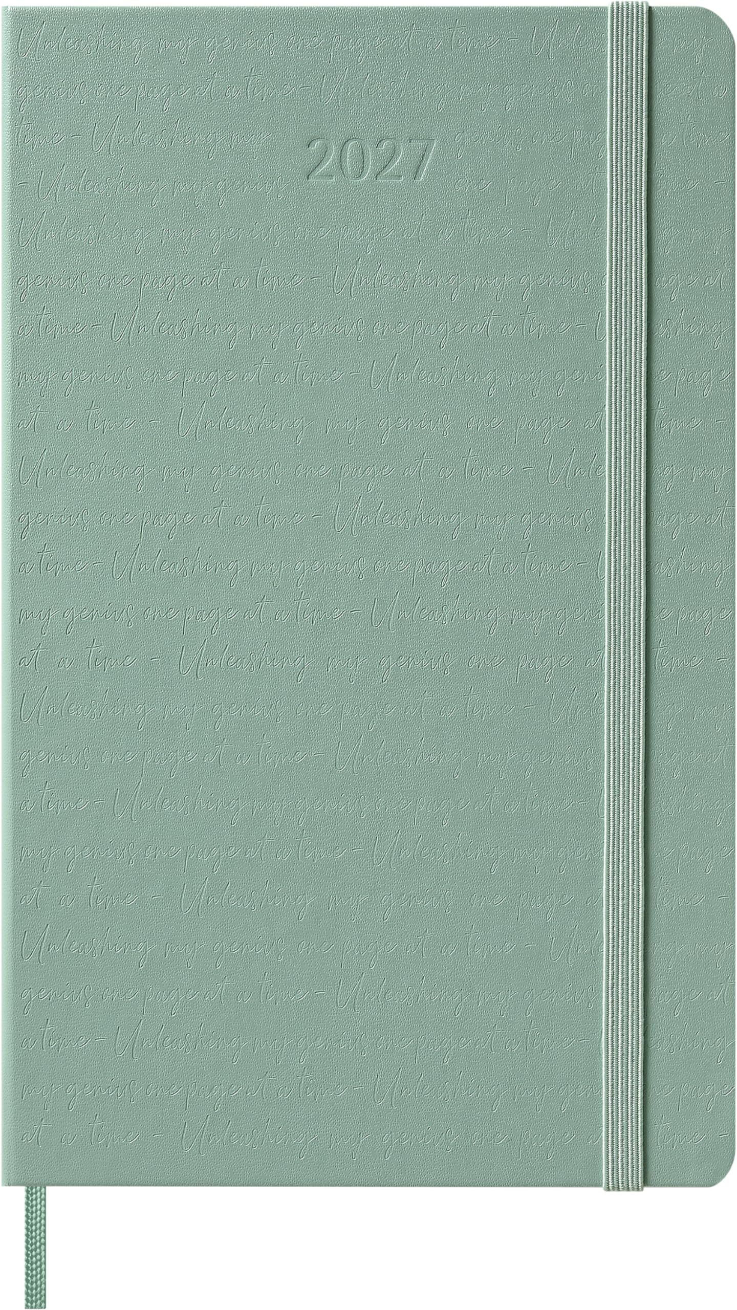 moleskine-agenda-settimanale-2027-large-13x21-cm-verde-salvia image 1