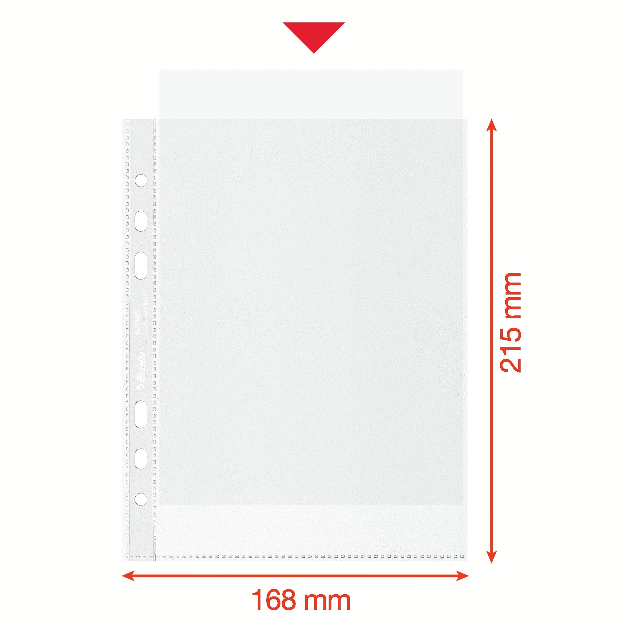 esselte-office-buste-perforate-a5-antiriflesso-riciclate-100-conf-100-pz image 6