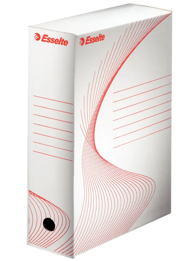 esselte-boxy-100-scatola-archivio-a4-25x35x10-cm-bianca-20172-confezione-10-pezz image 1
