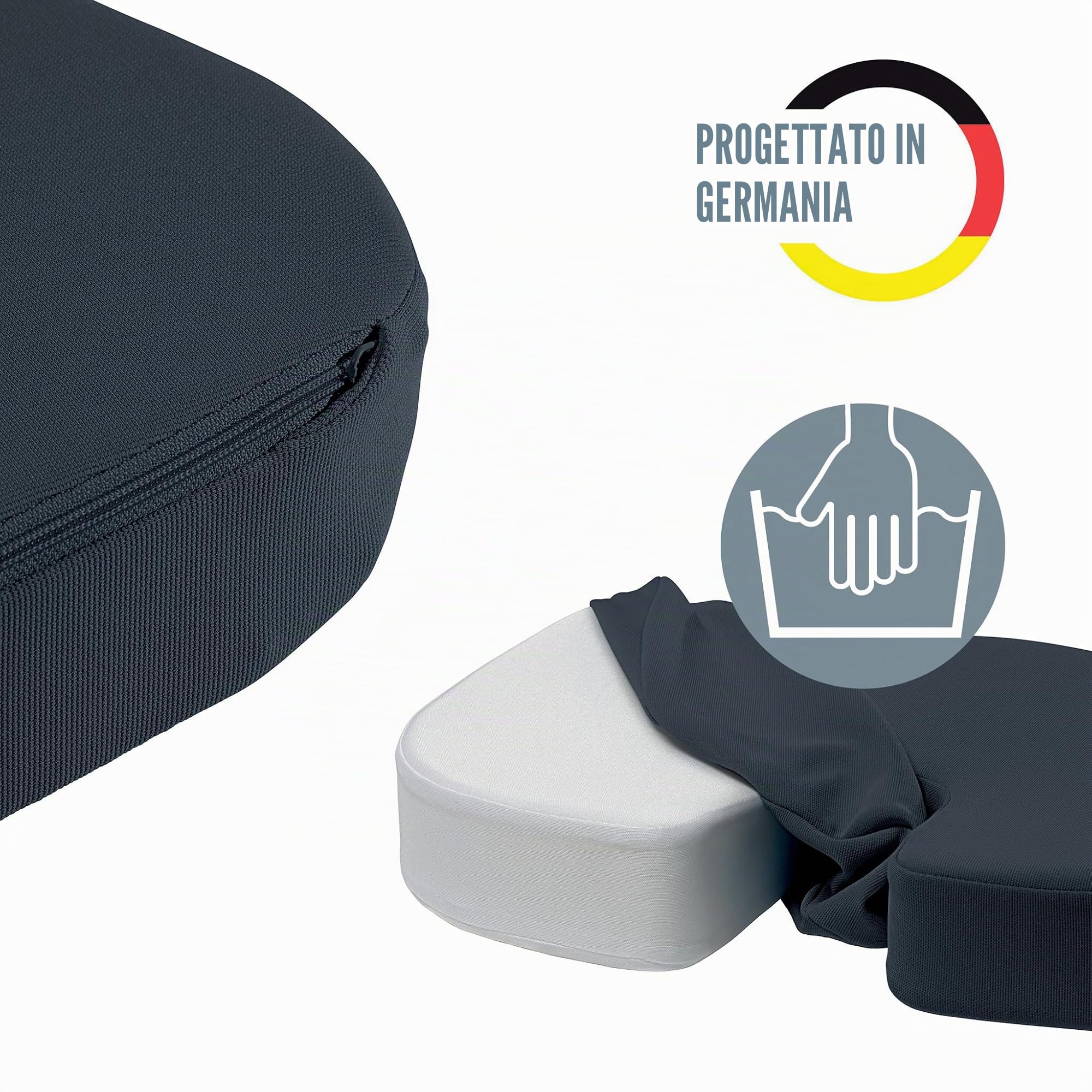 leitz-ergo-cosy-cuscino-per-sedia-in-schiuma-grigio-velluto-355x455-mm image 6