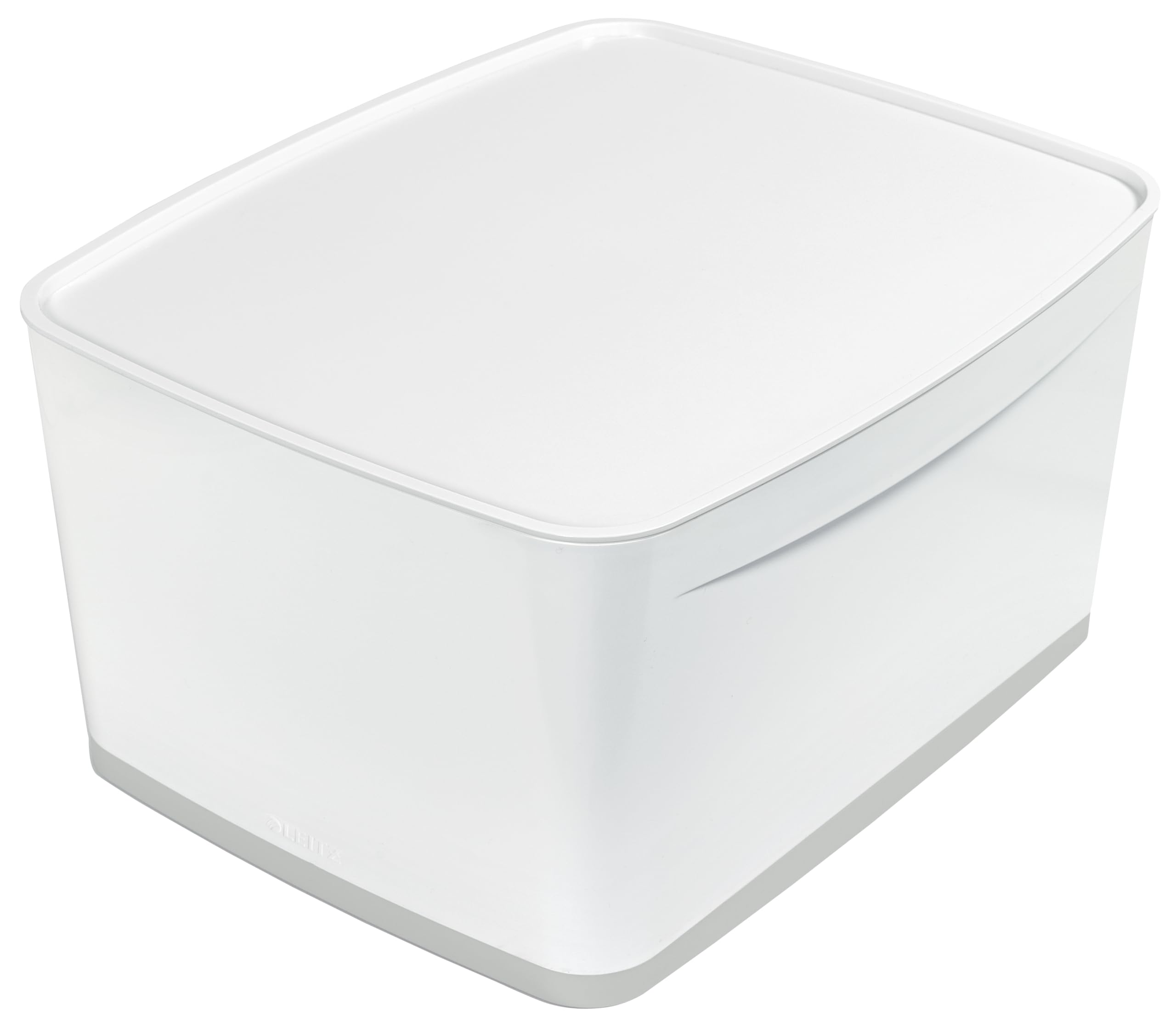 leitz-mybox-contenitore-con-coperchio-large-18-l-bianco-grigio image 1