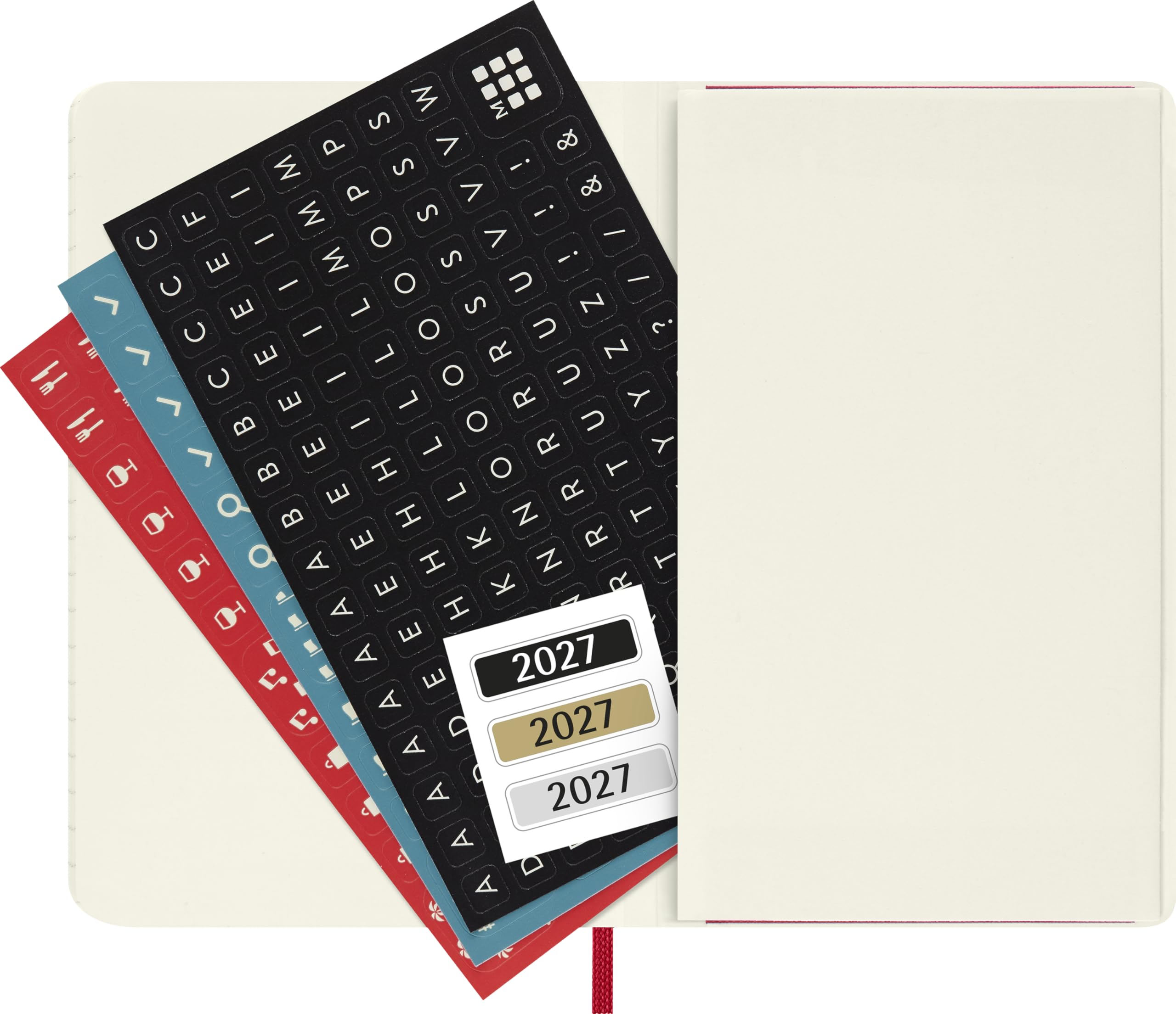 moleskine-agenda-giornaliera-2027-pocket-9x14-cm-rosso-scarlatto image 5