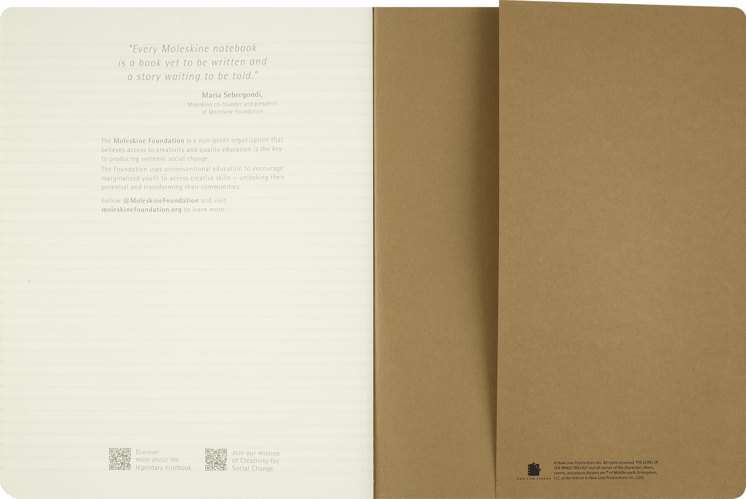 moleskine-cahier-journal-il-signore-degli-anelli-set-3-quaderni-xl-righe image 6
