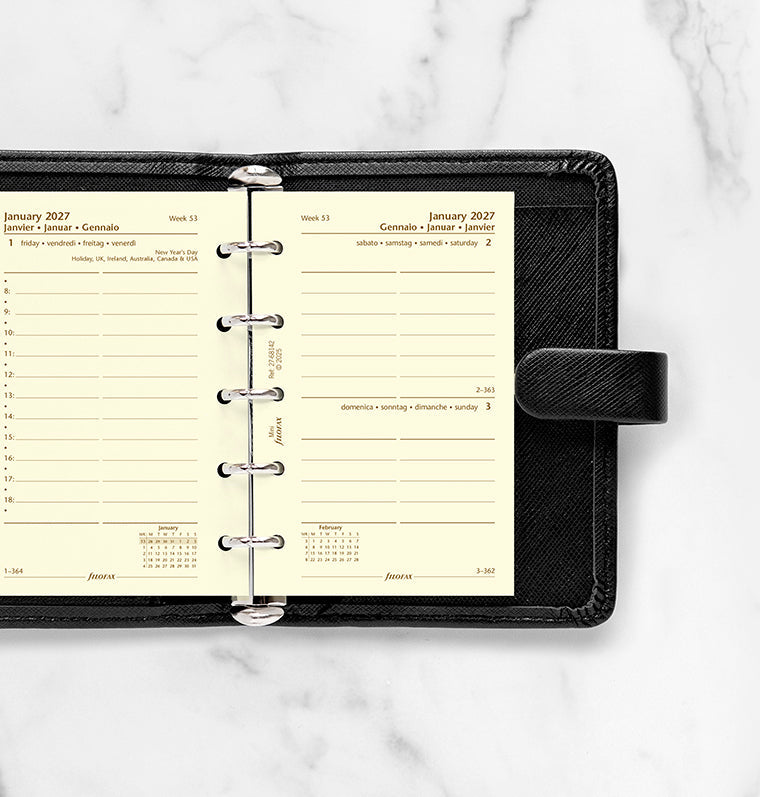 filofax-calendario-1-giorno-per-pagina-mini-2027-multilingua image 2