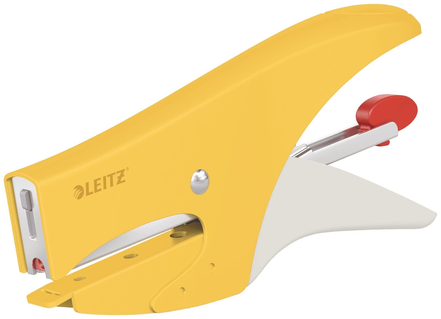 leitz-cosy-cucitrice-a-pinza-15-fogli-giallo-caldo-56450019 image 1