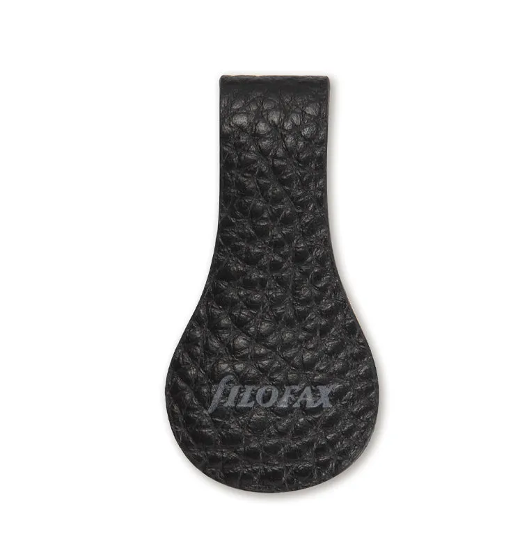 filofax-clip-magnetica-in-pelle-nero-e-grigio image 1