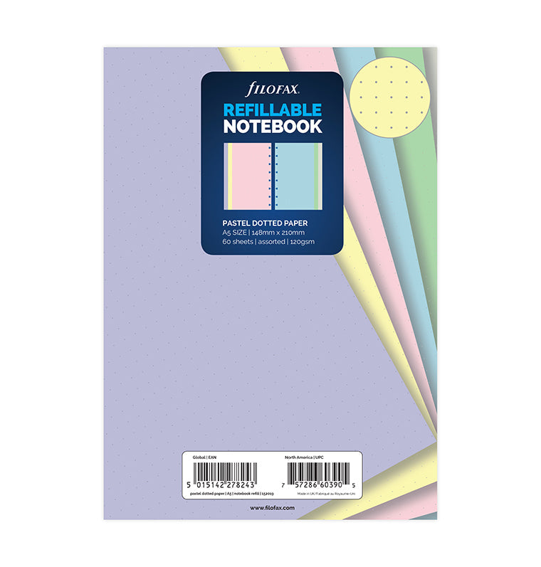 filofax-the-original-notebook-a5-ricarica-pastello-dotted image 1