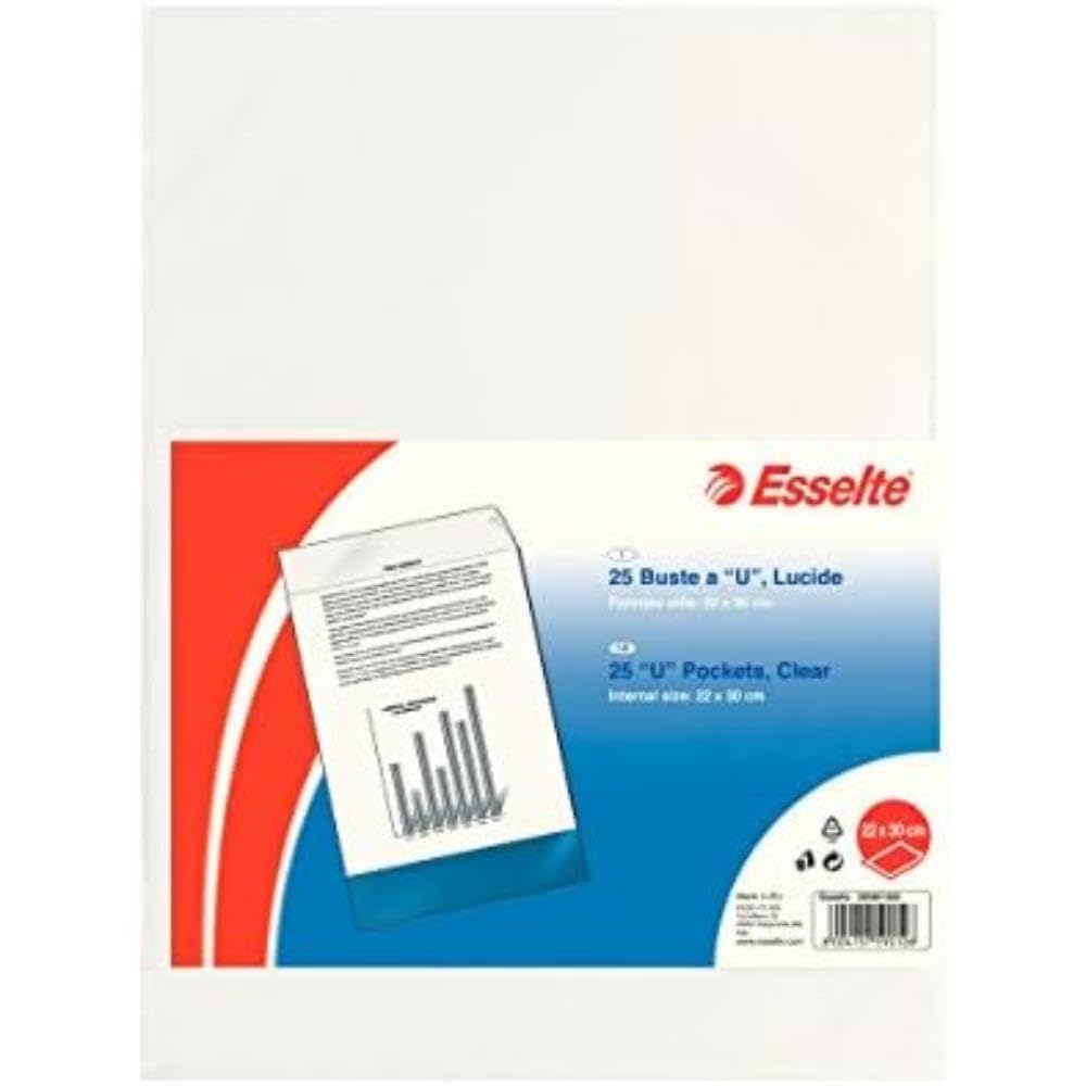 esselte-de-luxe-buste-a-u-trasparenti-lucide-15x21-cm-25-pezzi image 4