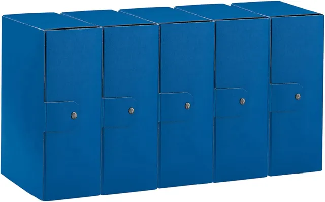 esselte-c32-eurobox-cartella-progetti-25x35-cm-dorso-12-cm-blu-5-pz image 1