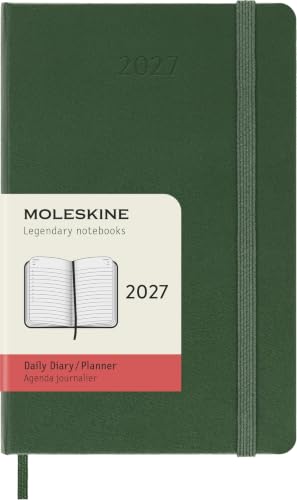 moleskine-agenda-giornaliera-2027-pocket-9x14-cm-rigida-verde-mirto image 8