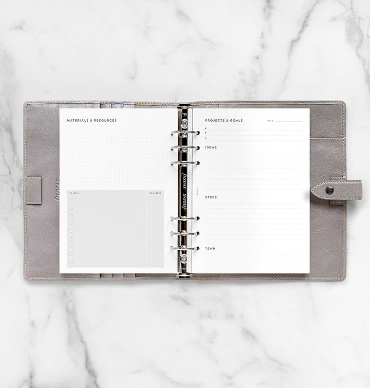 filofax-projects-goals-tracker-refill-a5 image 3