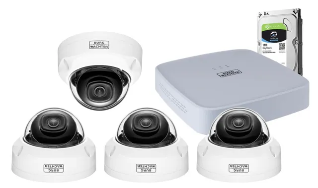 burg-w-chter-basic-set-plus-kit-videosorveglianza-ip-4-canali-1tb image 1