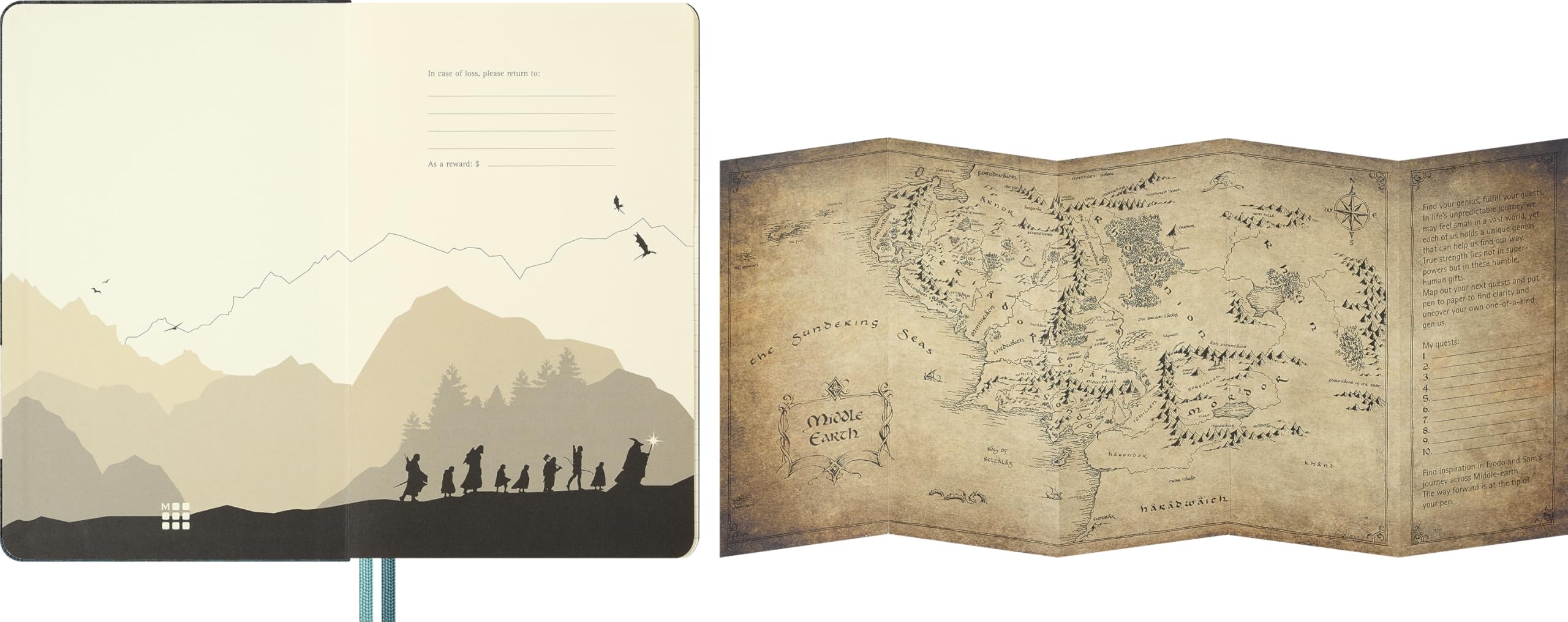 moleskine-agenda-settimanale-2027-il-signore-degli-anelli-gandalf-large-13x21-cm image 2