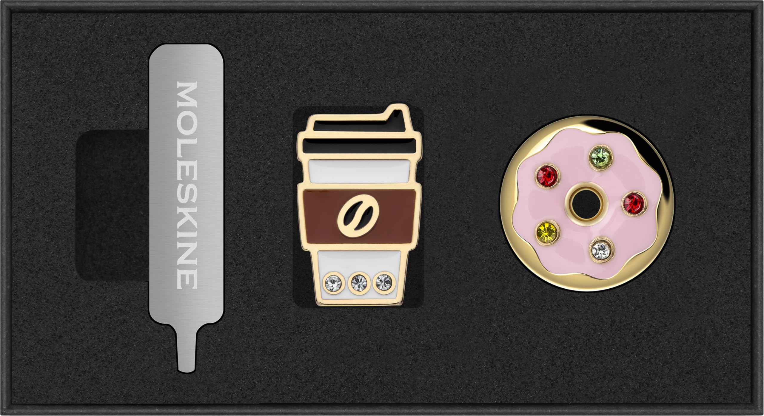 moleskine-pins-paesi-parigi-croissant-e-champagne-set-2-pezzi image 6