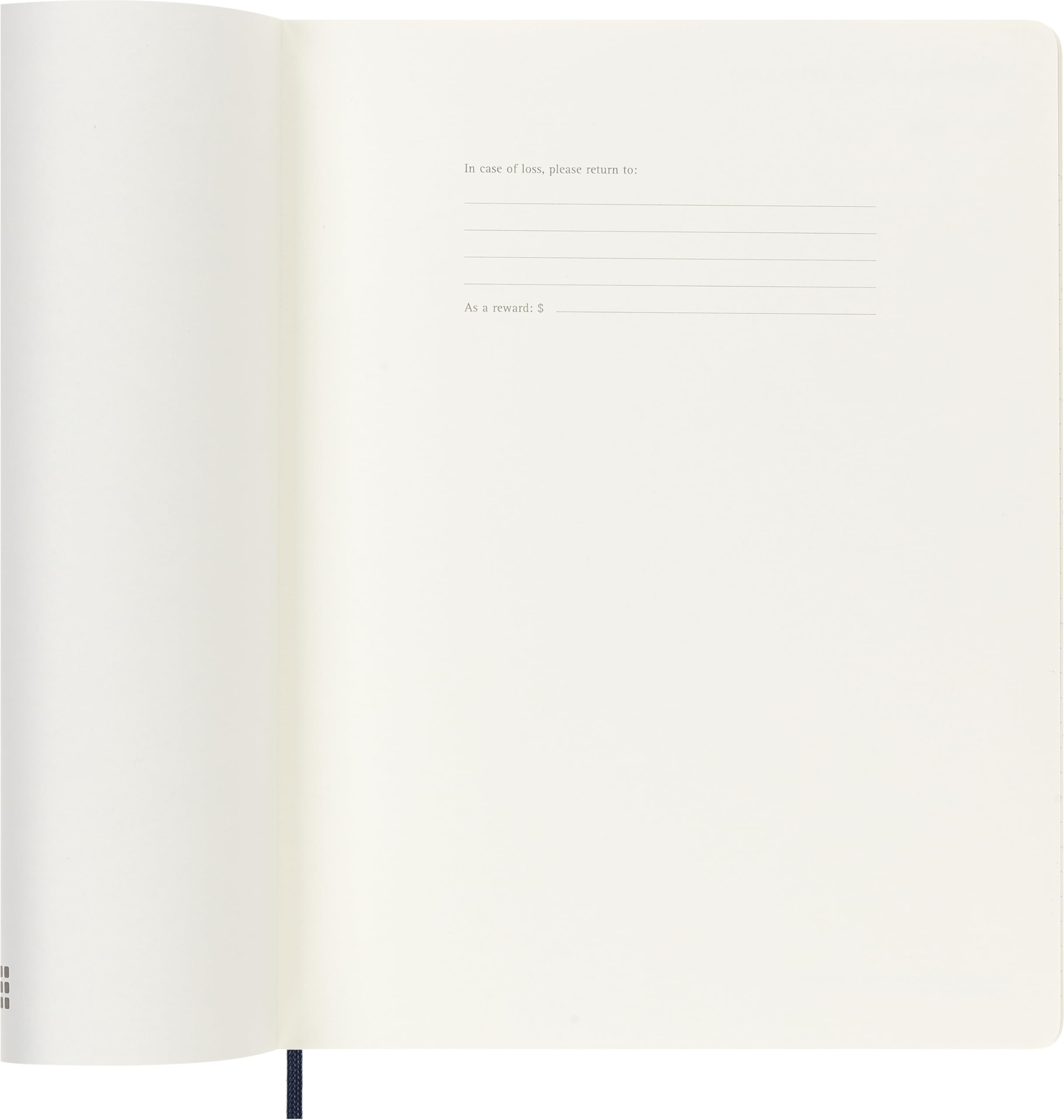 moleskine-agenda-settimanale-2027-xl-19x25-cm-blu-zaffiro-copertina-morbida image 2