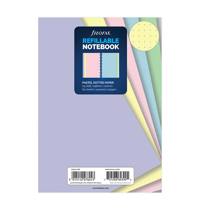 filofax-the-original-notebook-a5-ricarica-pastello-dotted image 1