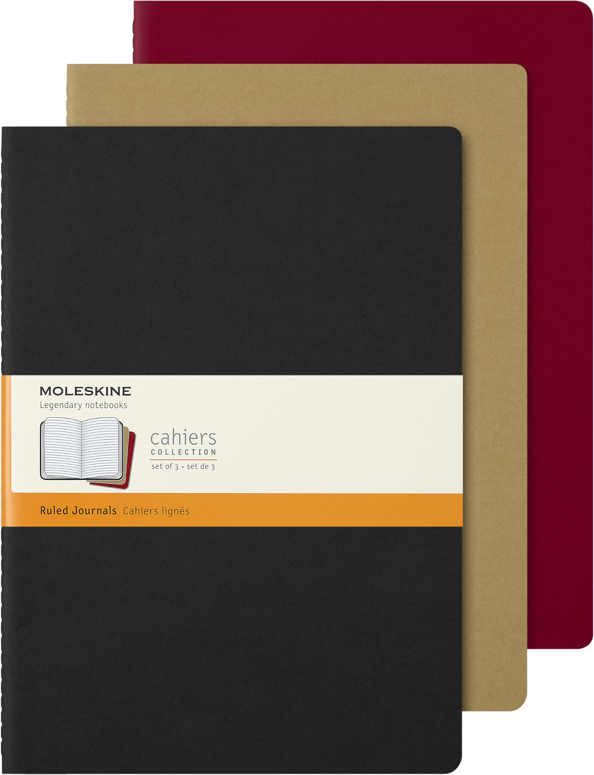 moleskine-cahier-journal-pagina-bianca-blu-set-3-quaderni image 8