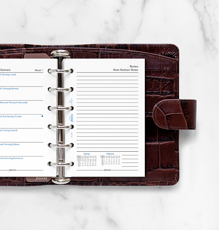 filofax-calendario-1-settimana-per-pagina-pocket-multilingua-2027 image 2
