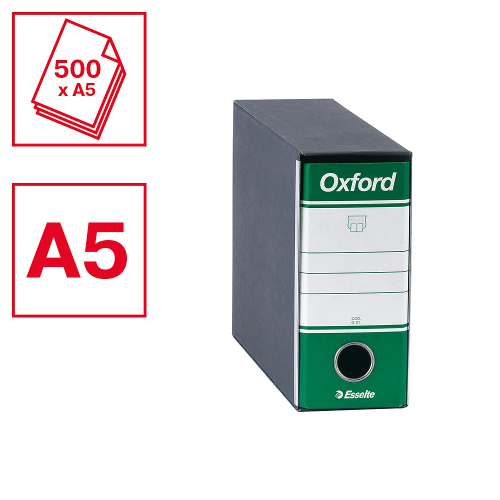 esselte-oxford-g81-registratore-memorandum-23x18-cm-dorso-8-cm-verde image 3
