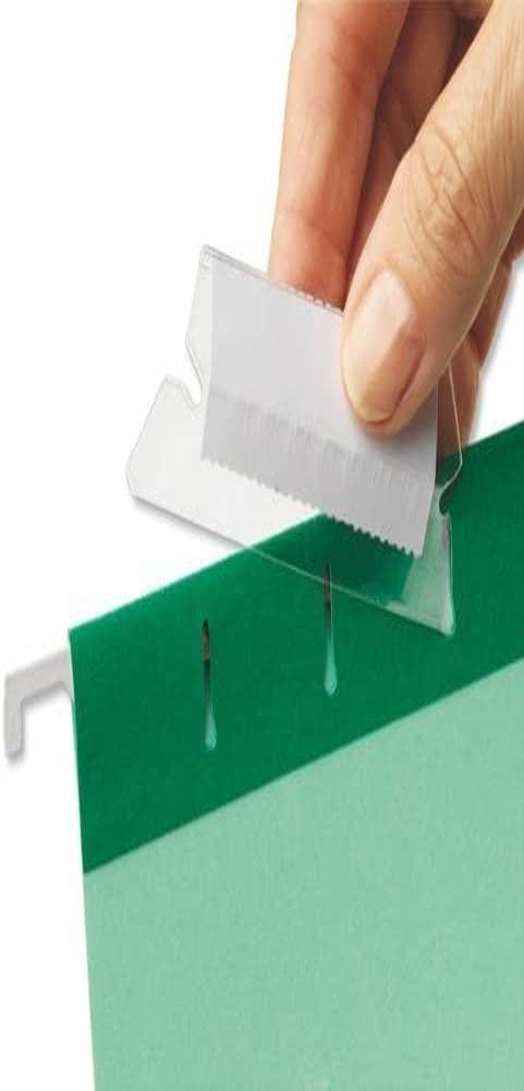 esselte-94514-portaetichette-trasparenti-per-cartelle-sospese-confezione-da-25 image 3