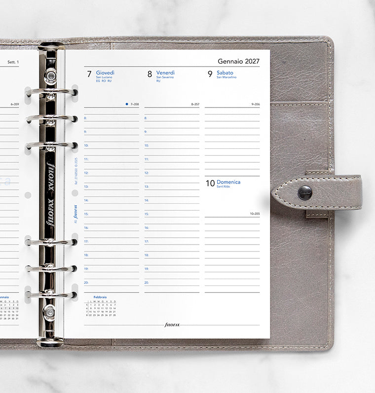 filofax-multifit-2027-a5-calendario-1-settimana-su-2-pagine-verticale-con-appunt image 2