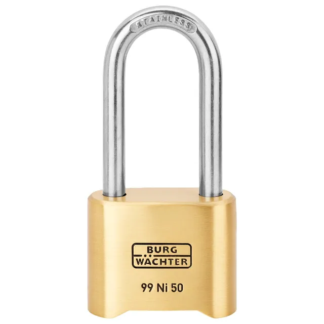 burg-w-chter-99-ni-50-hb-65-lucchetto-a-combinazione-in-ottone-50-mm image 1
