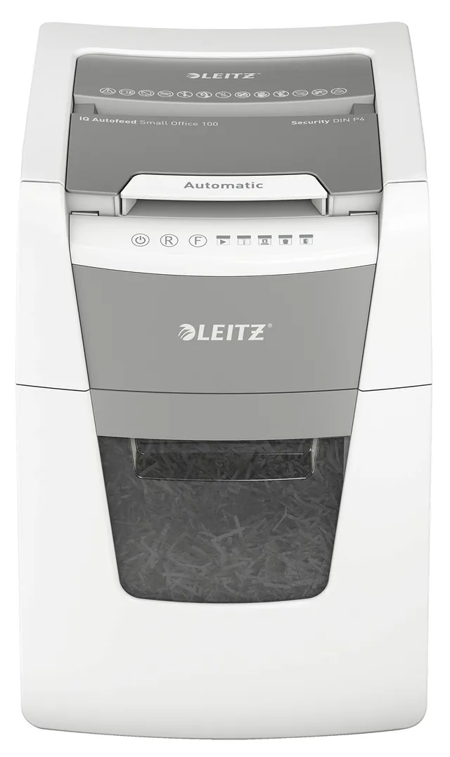 leitz-iq-autofeed-small-office-100-distruggidocumenti-p4-34-l-bianco image 1