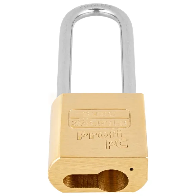 burg-w-chter-116-pc-50-hb-80-niro-lucchetto-ottone-arco-alto-inox image 1