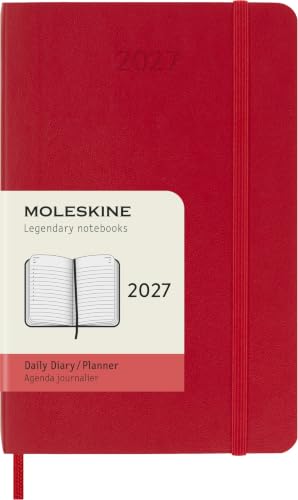 moleskine-agenda-giornaliera-2027-pocket-9x14-cm-rosso-scarlatto image 8