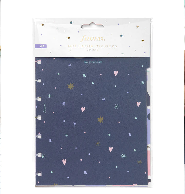 filofax-good-vibes-divisori-per-notebook-a5-set-6-in-plastica image 2