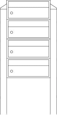 burg-w-chter-dual-front-ni-cassetta-postale-in-acciaio-inox-c4 image 2