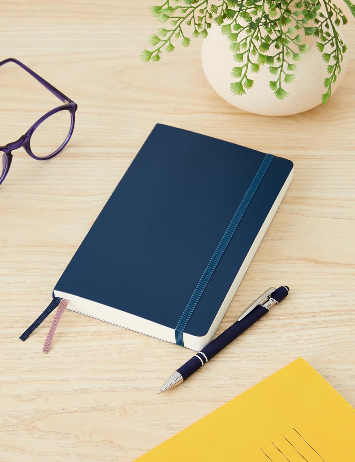 moleskine-classic-notebook-expanded-large-13-x-21-cm-blu-zaffiro-400-pagine-a-ri image 4