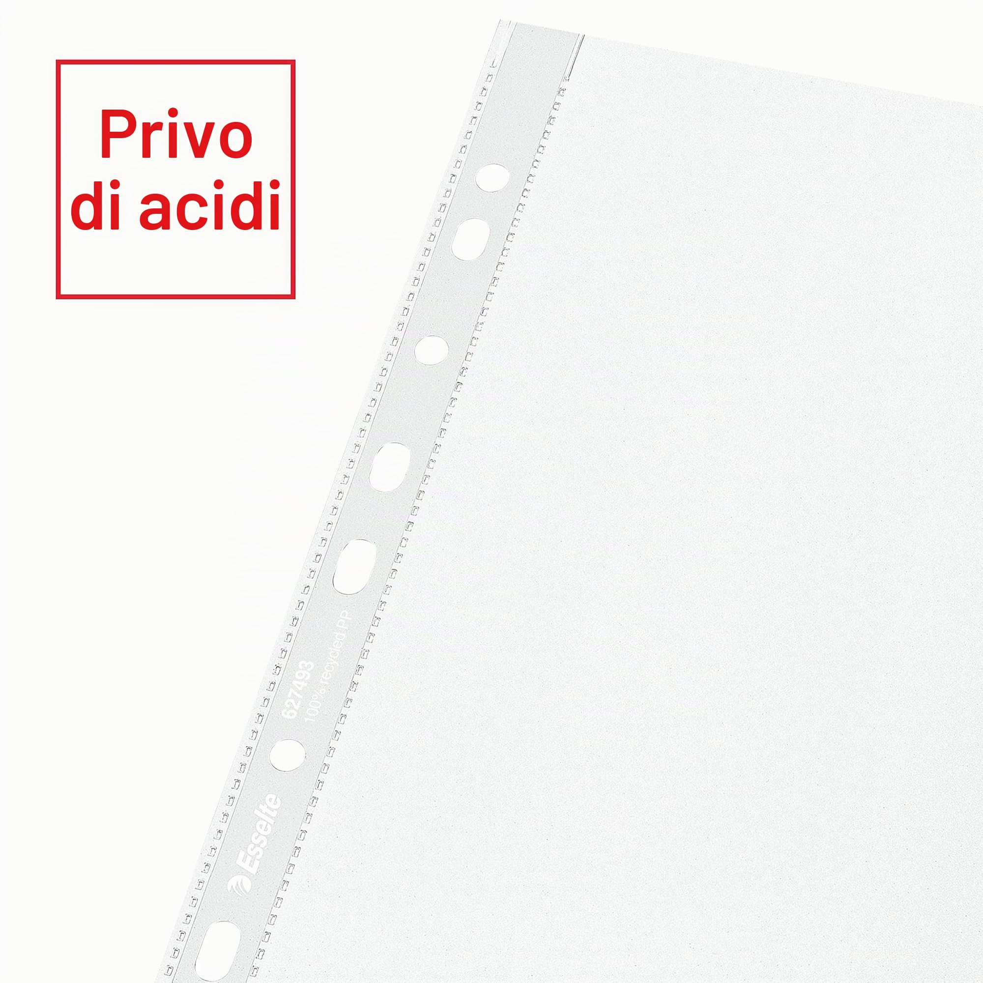 esselte-office-buste-perforate-riciclate-a4-antiriflesso-70-micron-conf-20-pezzi image 3