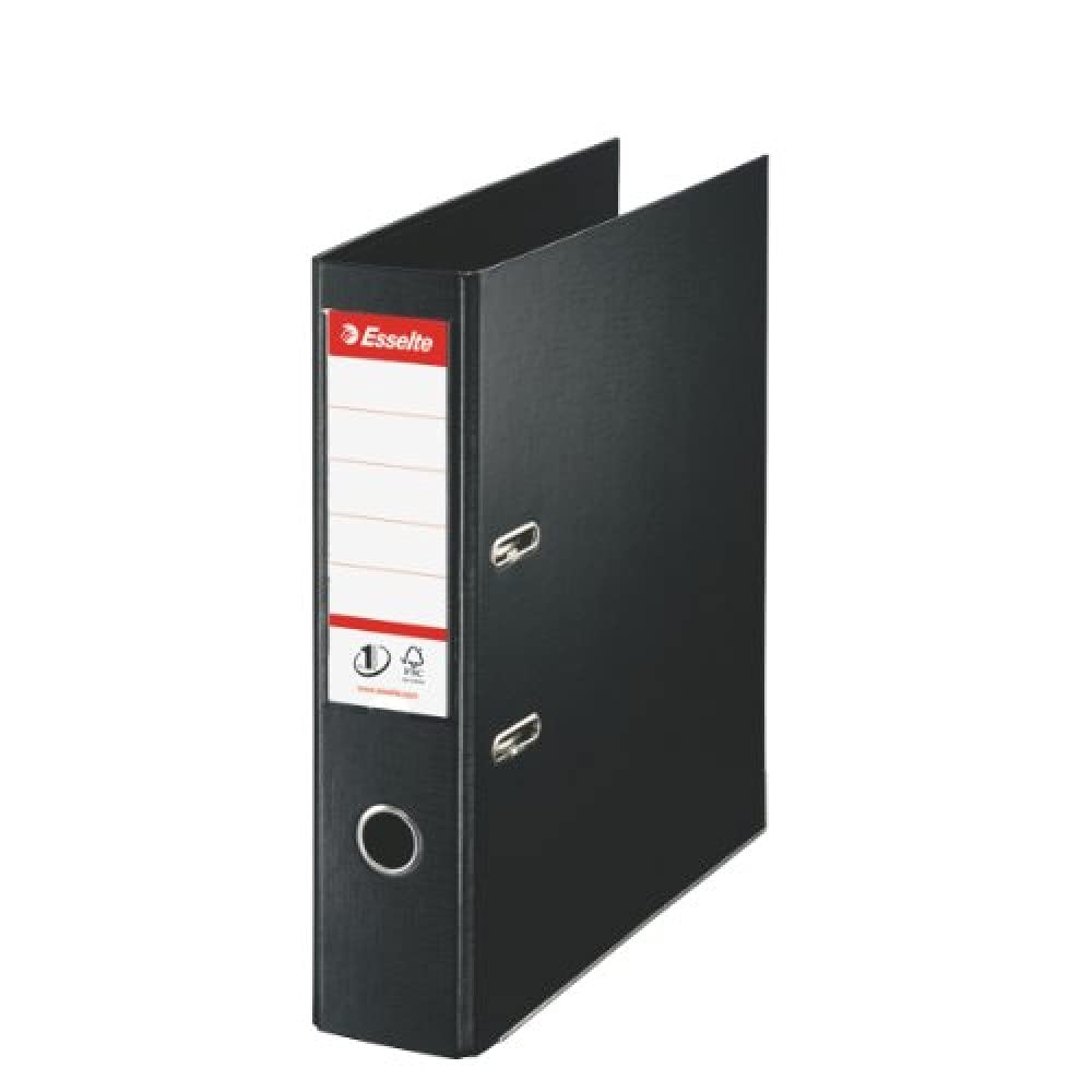 esselte-raccoglitore-a-leva-a4-nero-dorso-7-5-cm-in-plastica image 1