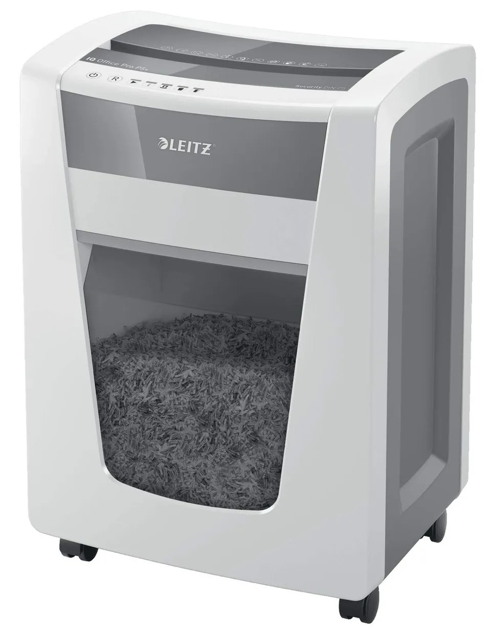 leitz-iq-office-pro-distruggidocumenti-microtaglio-p5-7-fogli-30l-bianco image 1