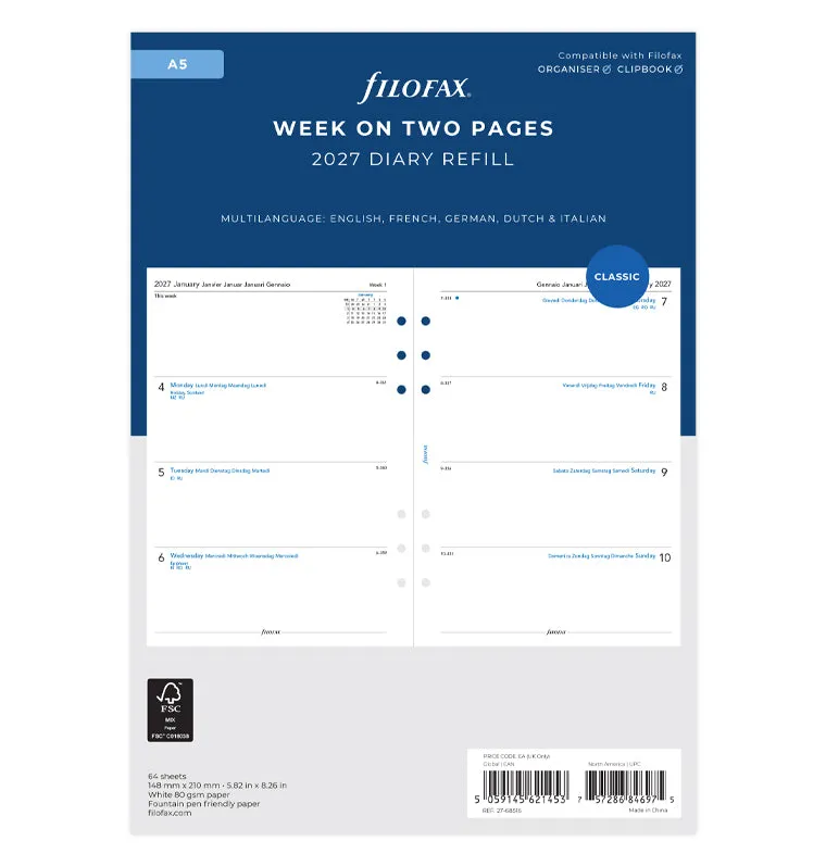 filofax-calendario-1-settimana-su-2-pagine-a5-multilingua-2027-2 image 1