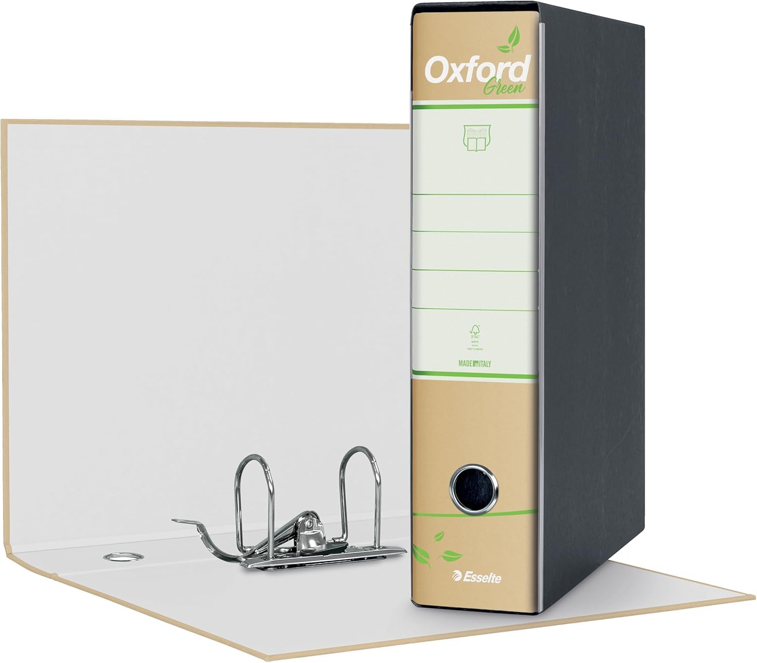 esselte-oxford-green-g85-set-3-registratori-protocollo-8cm-avana image 5