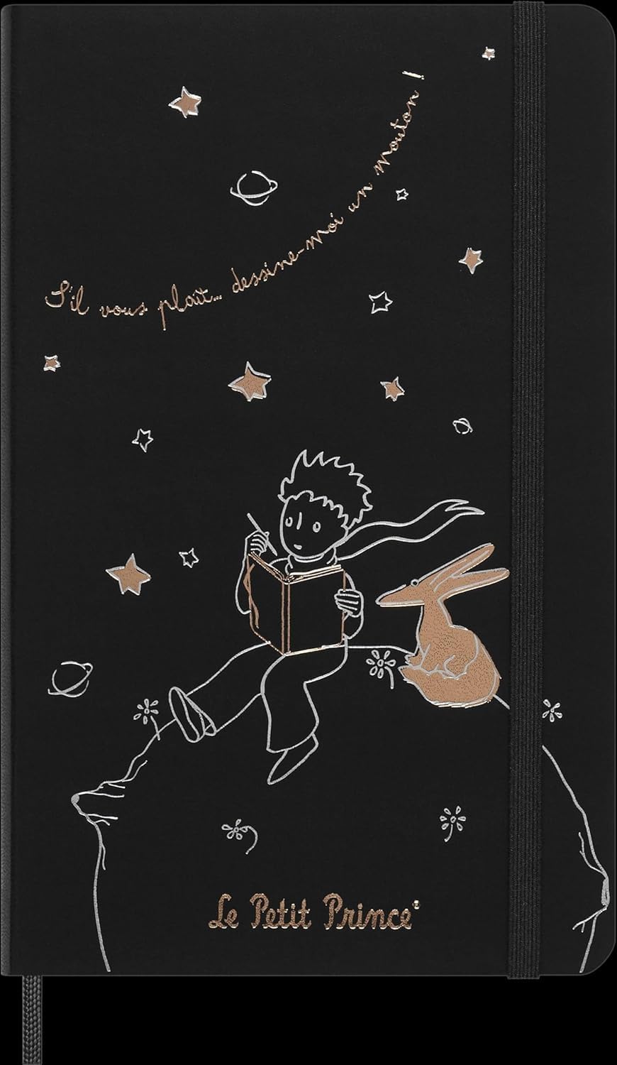 moleskine-le-petit-prince-taccuino-righe-large-13x21-cm-nero image 3