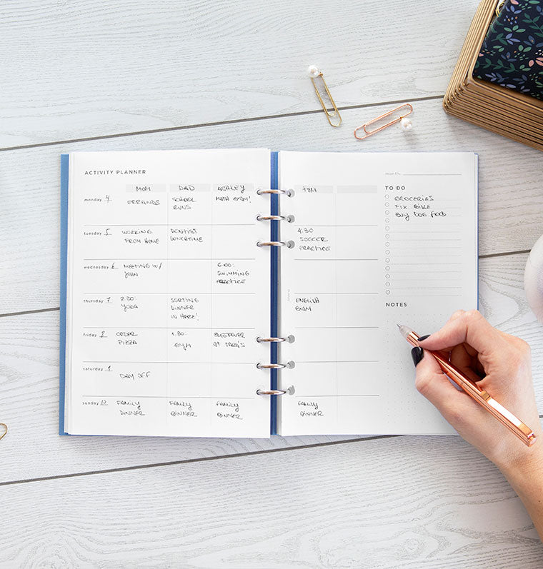 filofax-activity-planner-refill-a5-minimal image 4