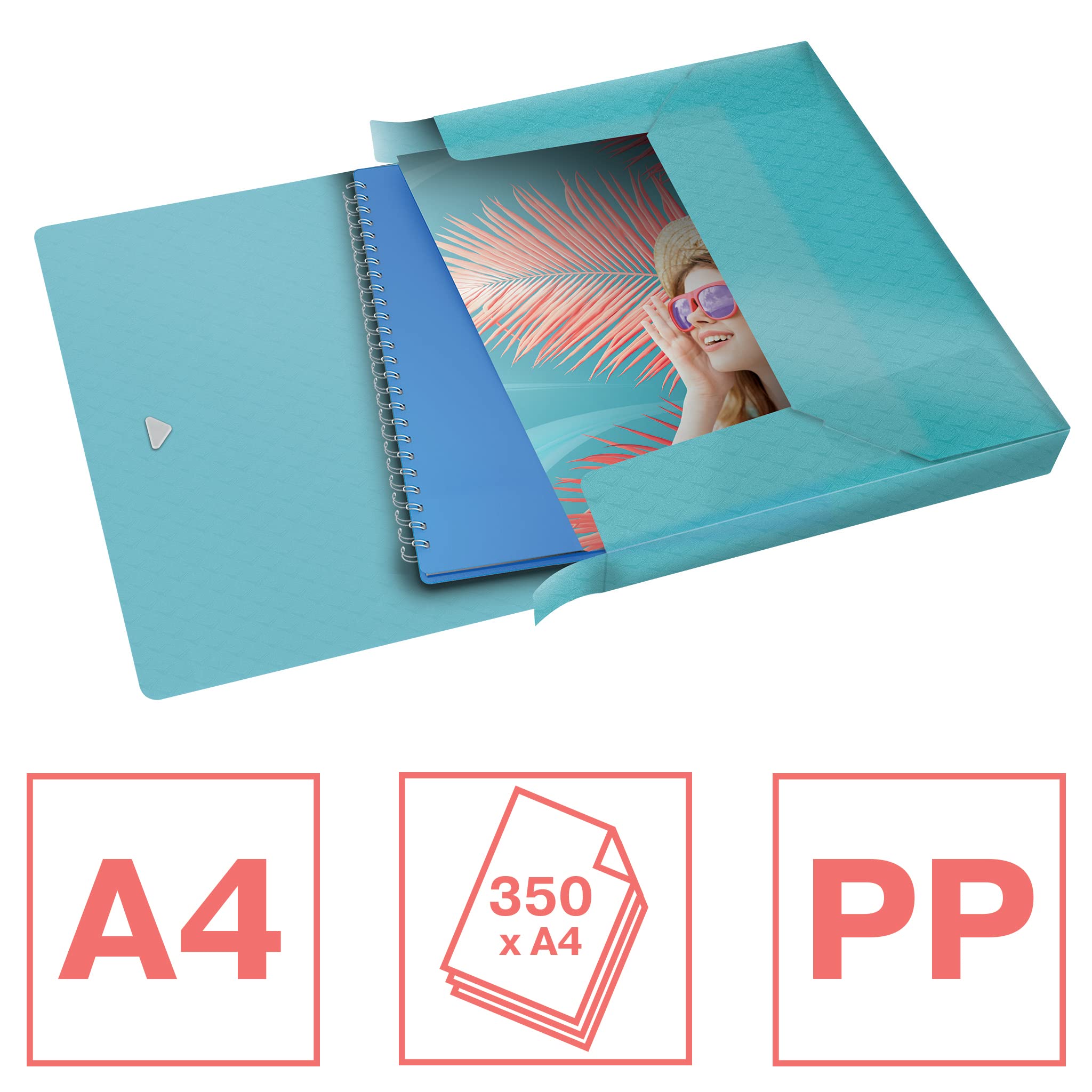 esselte-colour-breeze-scatola-portadocumenti-a4-40-mm-blu image 2